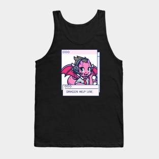 Dragon IT Support Help Line Tank Top